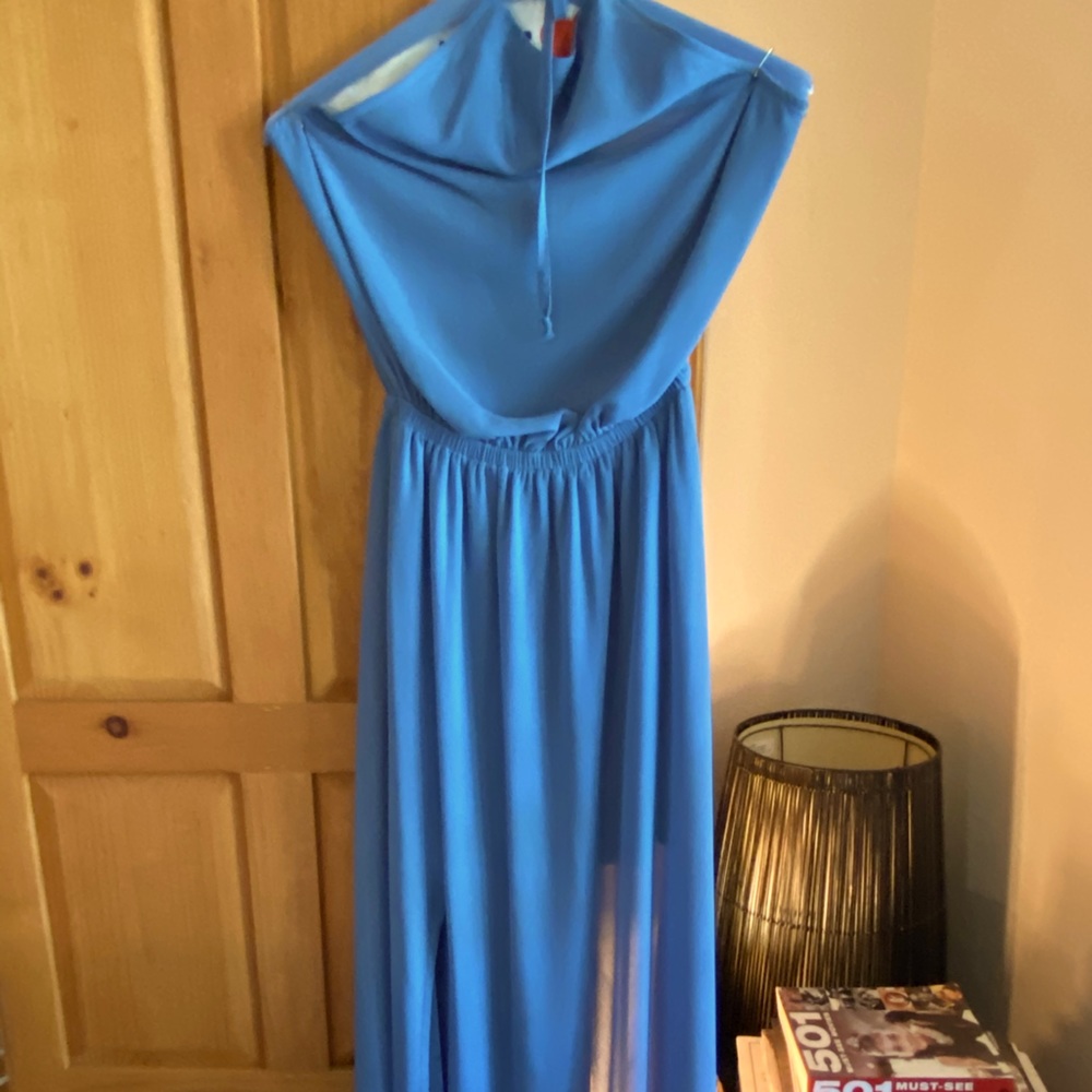 Show me your Mumu blue dress